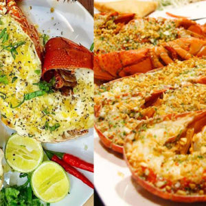 2 cách làm tôm hùm thơm ngon nướng bơ tỏi và nướng phô mai