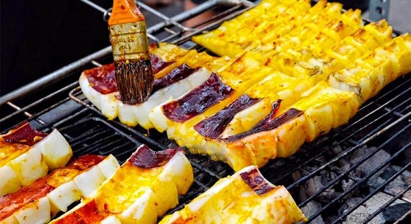 Mực xà thơm ngon, hấp dẫn sau khi nướng
