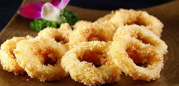 Mực xà sau khi chiên xù