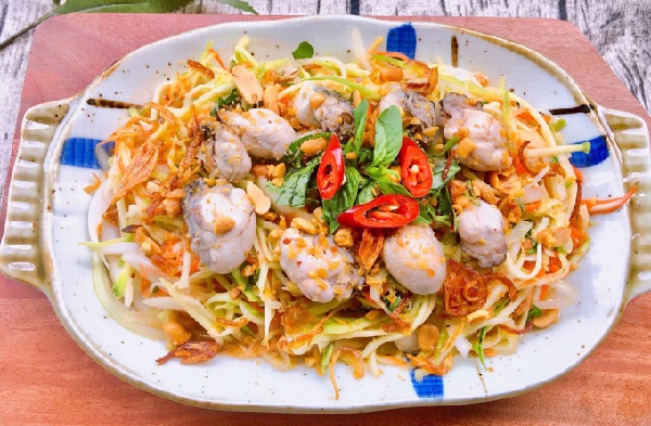 Cách làm gỏi hàu sữa