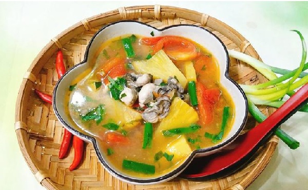 Cách chế biến hàu nấu canh chua