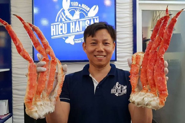 Địa chỉ bán cua hoàng đế tươi ngon tại Hiếu Hải sản