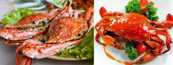 Sự khác biệt giữa cua và ghẹ đã qua chế biến
