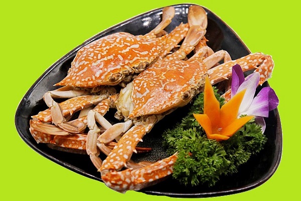 Ghẹ hấp với nước dừa