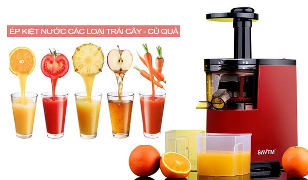 Máy ép trái cây hoa quả tốc độ chậm SAVTM JE-07