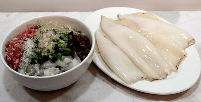 Mực Ống Mực Ống Nhồi Thịt