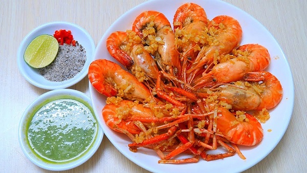 Tôm xào bơ tỏi
